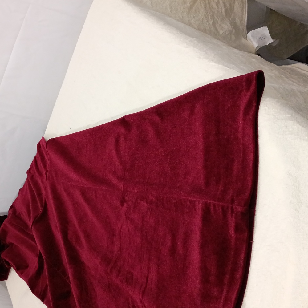 Lands' End, Women's Long Sleeve Dress - Deep Red - Picture 7 of 7